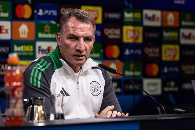 UEFA Champions League Press Conference, Celtic 30 09 2024 Brendan Rodgers Celtic, Head Coach UEFA Champions League Press Conference, Celtic 30 09 2024 Copyright: xBEAUTIFULxSPORTS Buriakovx