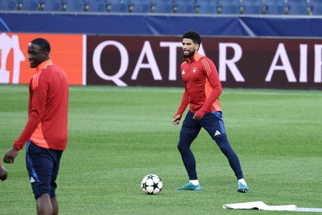 SOCCER - UEFA CL, RBS vs Brest SALZBURG,AUSTRIA,30.SEP.24 - SOCCER - UEFA Champions League, Red Bull Salzburg vs Stade Brestois 29, preview, training Brest. Image shows Mahdi Camara (Brest).  GEPAxpictures xDavidxGeieregger