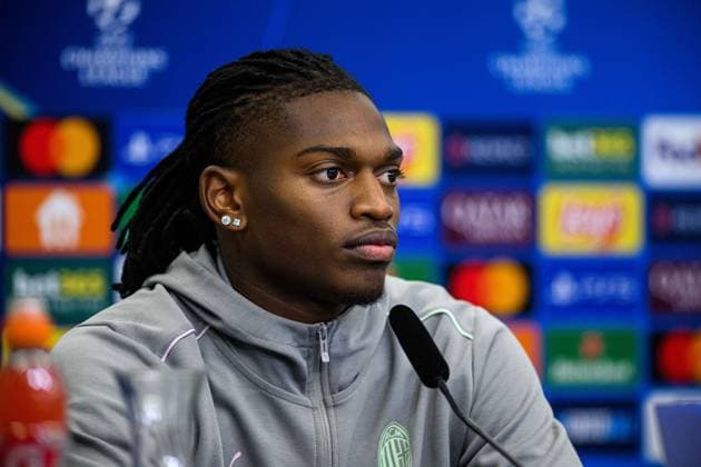 LEVERKUSEN, GERMANY - 30 SEPTEMBER, 2024: Rafael Leao. The UEFA Champions League match between Bayer 04 Leverkusen vs AC Milan at BayArena  Copyright: xVItaliixKliuievx