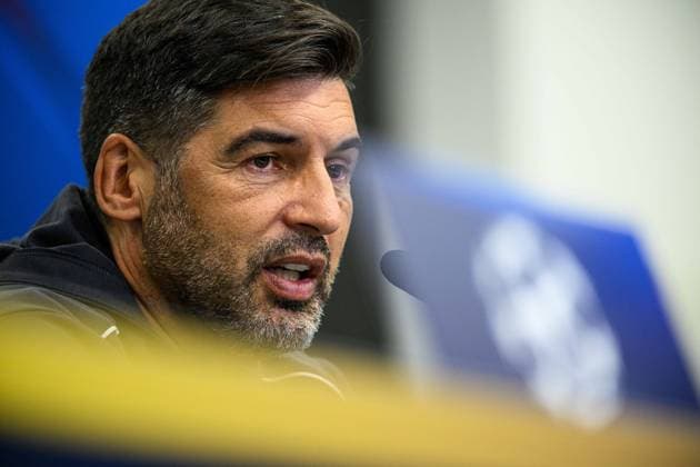 LEVERKUSEN, GERMANY - 30 SEPTEMBER, 2024: Paulo Fonseca, press conference, PK, Pressekonferenz The UEFA Champions League match between Bayer 04 Leverkusen vs AC Milan at BayArena  Copyright: xVItaliixKliuievx