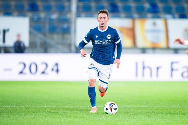 29 09 2024 Soccer, 2024 2025, 3 Liga, 7 Matchday, DSC Arminia Bielefeld SC Verl Marius Wörl Bielefeld DFB REGULATIONS PROHIBIT ANY USE OF PHOTOGRAPHS AS IMAGE SEQUENCES AND OR QUASI VIDEO