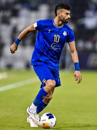 AFC CHAMPIONS LEAGUE ELITE, AL SADD FC v ESTEGHLAL FC Ramin Rezaeian of Esteghlal FC in action during the AFC Champions League elite west football match between Qatar s Al Sadd SC and Iran s Esteghlal FC at Jassim Bin Hamad Stadium in Doha, Qatar on September 30, 2024. DOHA Qatar Copyright: xNOUSHADx