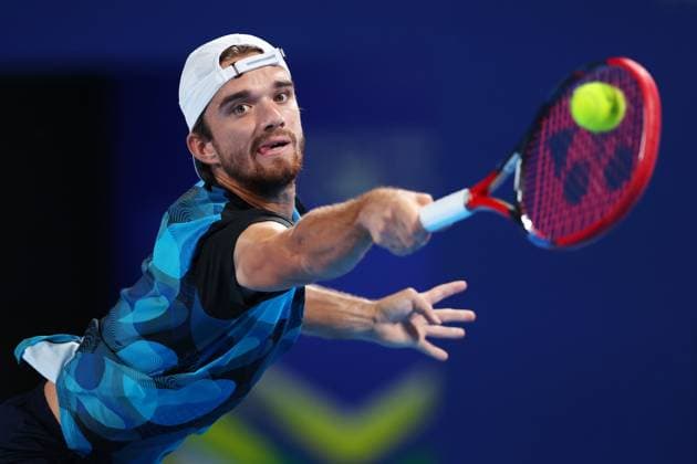Tomas Machac (CZE), SEPTEMBER 30, 2024 - Tennis : Kinoshita Group Japan Open Tennis Championships 2024 Men s Singles Semi-Final at Ariake Coliseum in Tokyo, Japan. Noxthirdxpartyxsales  (268385319)