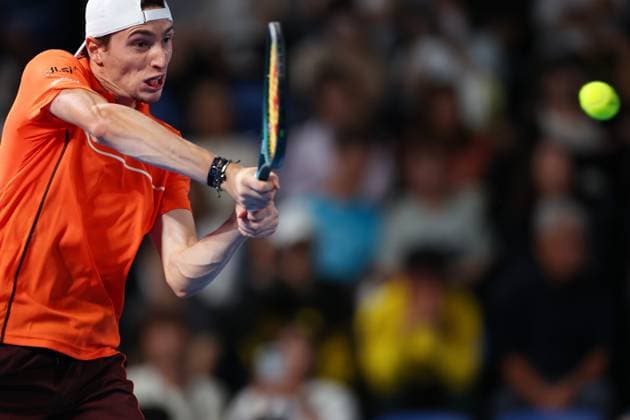 Ugo Humbert (FRA), SEPTEMBER 30, 2024 - Tennis : Kinoshita Group Japan Open Tennis Championships 2024 Men s Singles Semi-Final at Ariake Coliseum in Tokyo, Japan. Noxthirdxpartyxsales  (268385337)