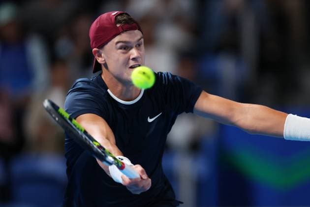 Holger Rune (DEN), SEPTEMBER 30, 2024 - Tennis : Kinoshita Group Japan Open Tennis Championships 2024 Men s Singles Semi-Final at Ariake Coliseum in Tokyo, Japan. Noxthirdxpartyxsales  (268385347)