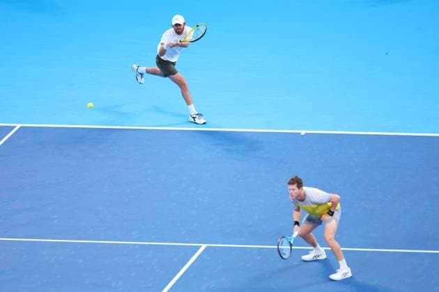 Ariel Behar (URU), & Robert Galloway (USA), OCTOBER 1, 2024 - Tennis : Kinoshita Group Japan Open Tennis Championships 2024 Men s Doubles Final at Ariake Coliseum in Tokyo, Japan. Noxthirdxpartyxsales  (268479821)