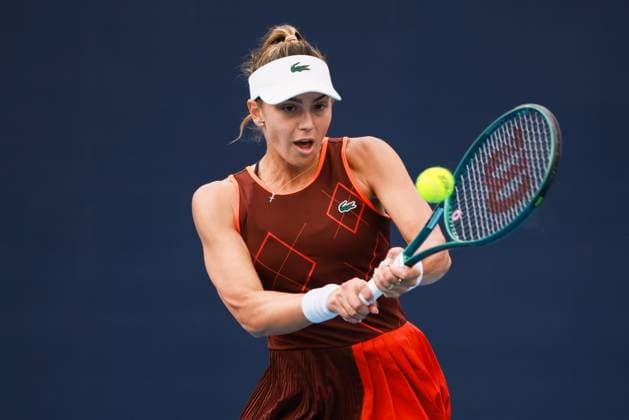 BEIJING, CHINA - SEPTEMBER 30: Jaqueline Cristian of Romania competes in the Women s Singles Round of 32 match against Karolina Muchova of Czech Republic on day eight of 2024 China Open at National Tennis Center on September 30, 2024 in Beijing, China.  Copyright: xVCGx 111521260992