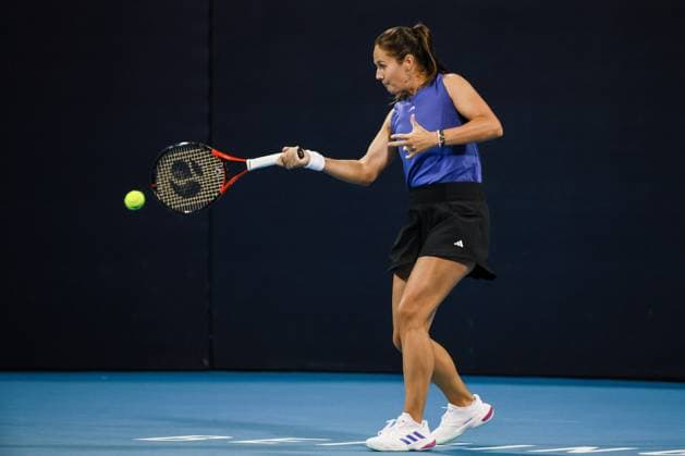 BEIJING, CHINA - SEPTEMBER 30: Daria Kasatkina of Russia competes in the Women s Singles Round of 32 match against Amanda Anisimova of America on day eight of 2024 China Open at National Tennis Center on September 30, 2024 in Beijing, China.  Copyright: xVCGx 111521260015