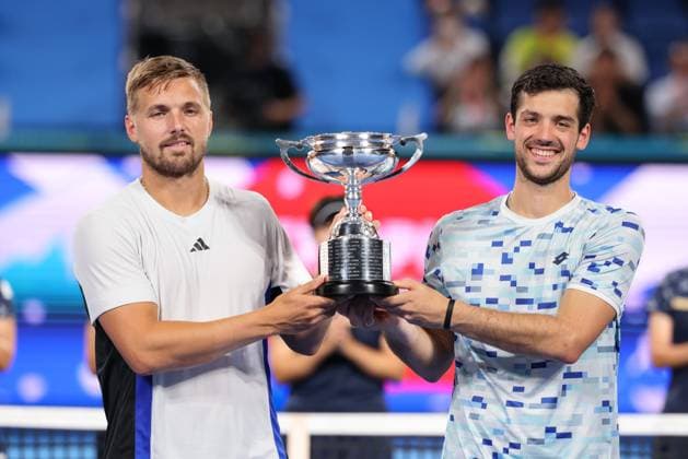 Julian Cash and Lloyd Glasspool, Mens Doubles, Men s Doubles, Award Ceremony, Presentation, Kinoshita Group Japan Open Tennis Championships, Tokyo, Japan Copyright: xJuergenxHasenkopfx
