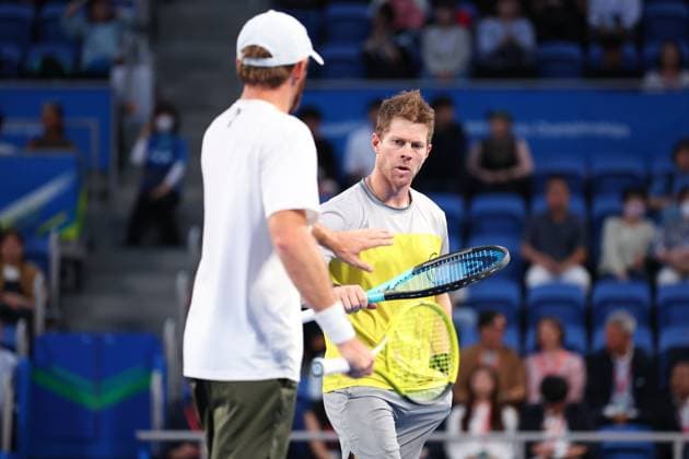 Ariel Behar (URU), & Robert Galloway (USA), OCTOBER 1, 2024 - Tennis : Kinoshita Group Japan Open Tennis Championships 2024 Men s Doubles Final at Ariake Coliseum in Tokyo, Japan. Noxthirdxpartyxsales  (268487310)