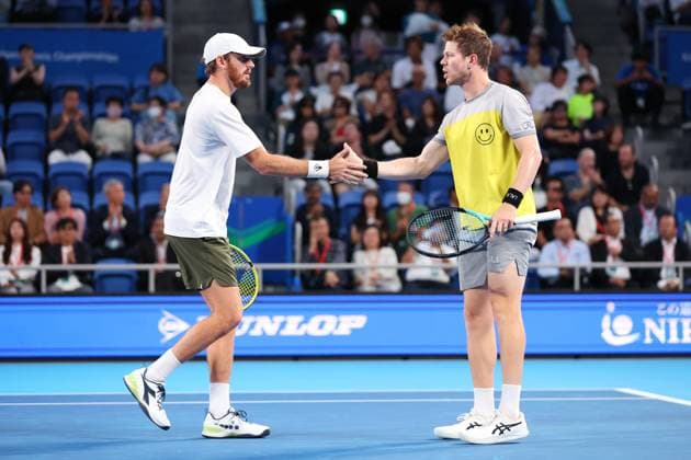Ariel Behar (URU), & Robert Galloway (USA), OCTOBER 1, 2024 - Tennis : Kinoshita Group Japan Open Tennis Championships 2024 Men s Doubles Final at Ariake Coliseum in Tokyo, Japan. Noxthirdxpartyxsales  (268487311)
