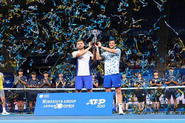 Julian Cash & Lloyd Glasspool (GBR), OCTOBER 1, 2024 - Tennis : Kinoshita Group Japan Open Tennis Championships 2024 Men s Doubles Award Ceremony at Ariake Coliseum in Tokyo, Japan. Noxthirdxpartyxsales  (268487319)