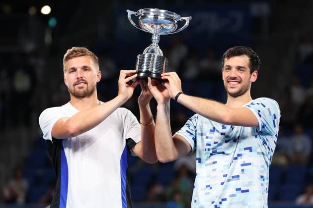 Julian Cash & Lloyd Glasspool (GBR), OCTOBER 1, 2024 - Tennis : Kinoshita Group Japan Open Tennis Championships 2024 Men s Doubles Award Ceremony at Ariake Coliseum in Tokyo, Japan. Noxthirdxpartyxsales  (268487321)