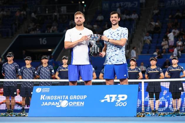 Julian Cash & Lloyd Glasspool (GBR), OCTOBER 1, 2024 - Tennis : Kinoshita Group Japan Open Tennis Championships 2024 Men s Doubles Award Ceremony at Ariake Coliseum in Tokyo, Japan. Noxthirdxpartyxsales  (268487323)