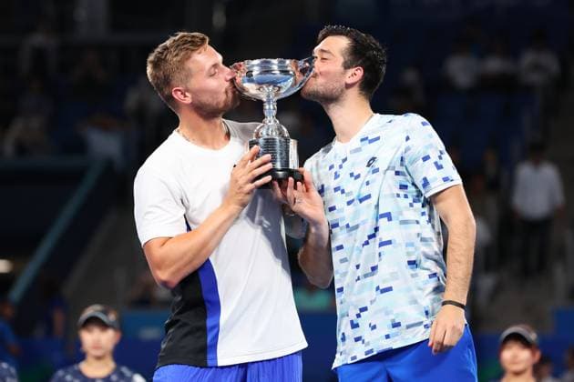 Julian Cash & Lloyd Glasspool (GBR), OCTOBER 1, 2024 - Tennis : Kinoshita Group Japan Open Tennis Championships 2024 Men s Doubles Award Ceremony at Ariake Coliseum in Tokyo, Japan. Noxthirdxpartyxsales  (268487324)