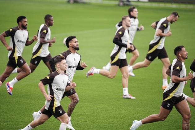 Football, CL, Juventus Turin, Training