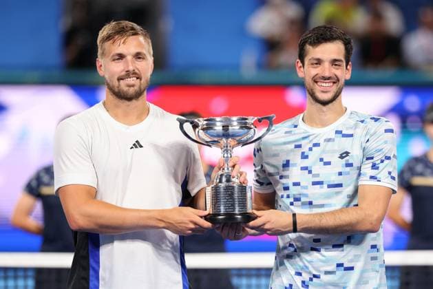 Julian Cash and Lloyd Glasspool, Mens Doubles, Men s Doubles, Award Ceremony, Presentation, Kinoshita Group Japan Open Tennis Championships, Tokyo, Japan Copyright: xJuergenxHasenkopfx