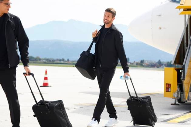 Sturm Graz v Club Brugge - UEFA Champions League - media activities KLAGENFURT, AUSTRIA - OCTOBER 01 : Mechele Brandon defender of Club Brugge pictured at Klagenfurt Airport prior the UEFA Champions League match between and on October 1, 2024 in Klagenfurt, Austria, 01 10 2024 Klagenfurt Austria  Copyright: xJanxDexMeuleneirx