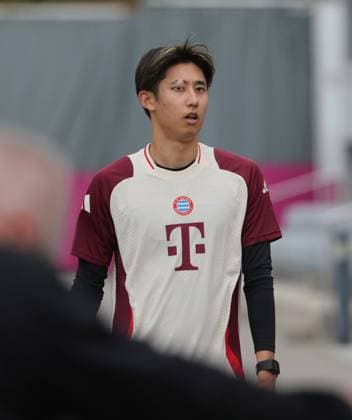 20241001, CL, FC Bayern final training, football, sport, in the picture Hiroki Ito FC Bayern Muenchen