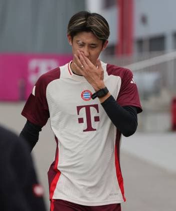 20241001, CL, FC Bayern final training, football, sport, in the picture Hiroki Ito FC Bayern Muenchen