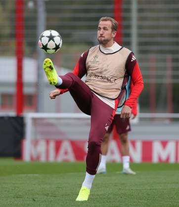 20241001, CL, FC Bayern final training, football, sport, in the picture Harry Kane FC Bayern Muenchen