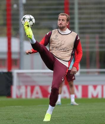 20241001, CL, FC Bayern final training, football, sport, in the picture Harry Kane FC Bayern Muenchen