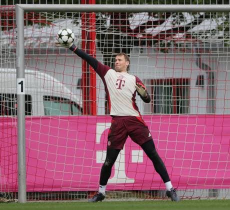 20241001, CL, FC Bayern final training, football, sport, in the picture Manuel Neuer FC Bayern Muenchen