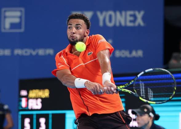Arthur Fils, Mens Singles, Gentlemen s Singles, Final, Final, Kinoshita Group Japan Open Tennis Championships, Tokyo, Japan Copyright: xJuergenxHasenkopfx