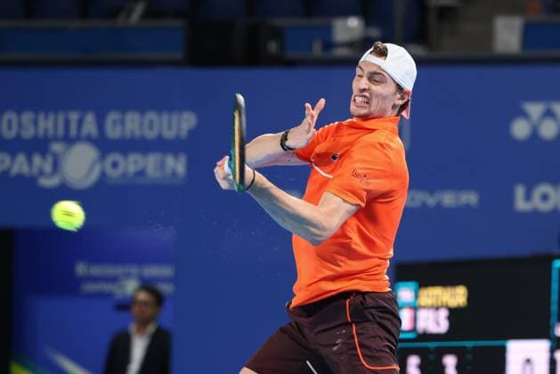 Ugo Humbert, Mens Singles, Gentlemen s Singles, Final, Final, Kinoshita Group Japan Open Tennis Championships, Tokyo, Japan Copyright: xJuergenxHasenkopfx