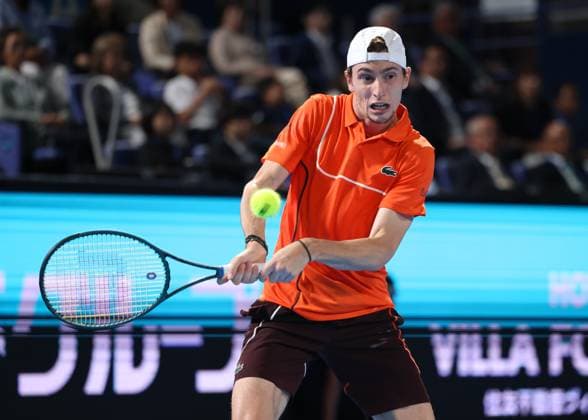 Ugo Humbert, Mens Singles, Gentlemen s Singles, Final, Final, Kinoshita Group Japan Open Tennis Championships, Tokyo, Japan Copyright: xJuergenxHasenkopfx