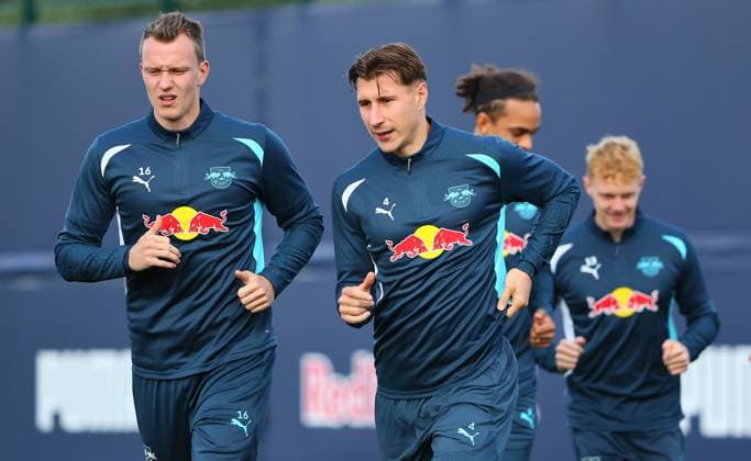Football, CL, RB Leipzig, Training