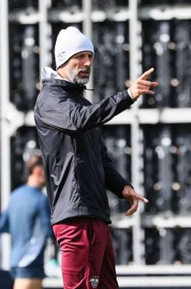RB Leipzig Training Champions League Leipzig, 01 10 2024, RB Training Center, Football, UEFA Champions League, Matchday 1, RB LEIPZIG vs JUVENTUS TURIN on 02 10 2024 , Final training RB Leipzig , In the picture coach Marco Rose RB Leipzig , Picture Point