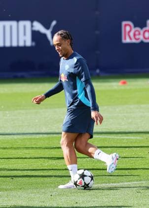 RB Leipzig Training Champions League Leipzig, 01 10 2024, RB Training Center, Football, UEFA Champions League, Matchday 1, RB LEIPZIG vs JUVENTUS TURIN on 02 10 2024 , Final training RB Leipzig , In the picture Xavi Simons 10, RB Leipzig , Picture Point
