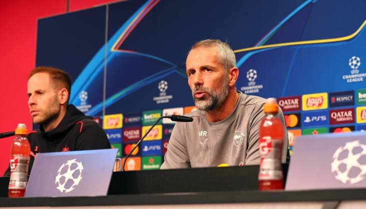 Football, CL, RB Leipzig, Press conference