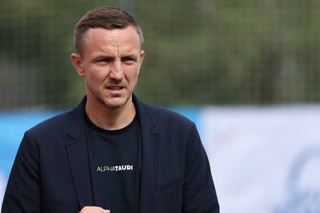SOCCER - UEFA YL, RBS vs Brest SALZBURG,AUSTRIA,01.OCT.24 - SOCCER - UEFA Youth League, Red Bull Salzburg vs Stade Brestois 29. Image shows head coach Daniel Beichler (Liefering U19).  GEPAxpictures xDavidxGeieregger