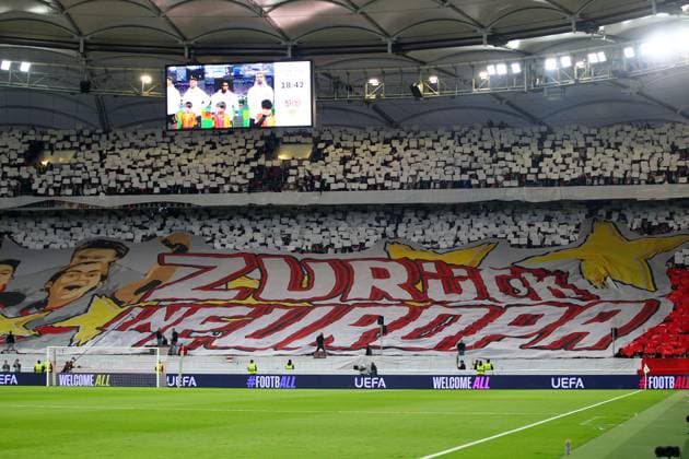 Fans , VfB Stuttgart - Sparta Prag, Uefa Champions League , Fußball , in der MHP Arena, Stuttgart, Baden-Württemberg , Deutschland . Oktober 01, 2024 - Photo by: Davide Elias Ipa Photo Pressefoto DENL Copyright: xx
