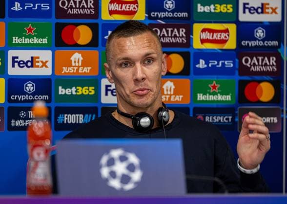 Football, CL, FC Bologna, press conference and training