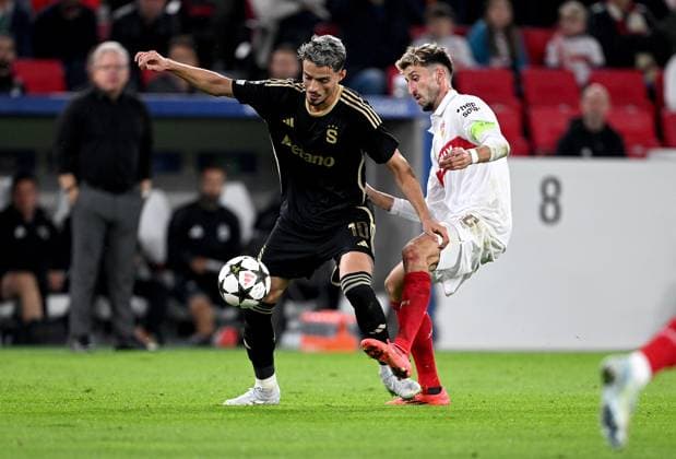 FOOTBALL CHAMPIONS LEAGUE SEASON 2024 2025 Preliminary Round 2 Matchday VfB Stuttgart Sparta Prague 01 10 2024 Albion Rrahmani left, Sparta Prague v Atakan Karazor right, VfB Stuttgart