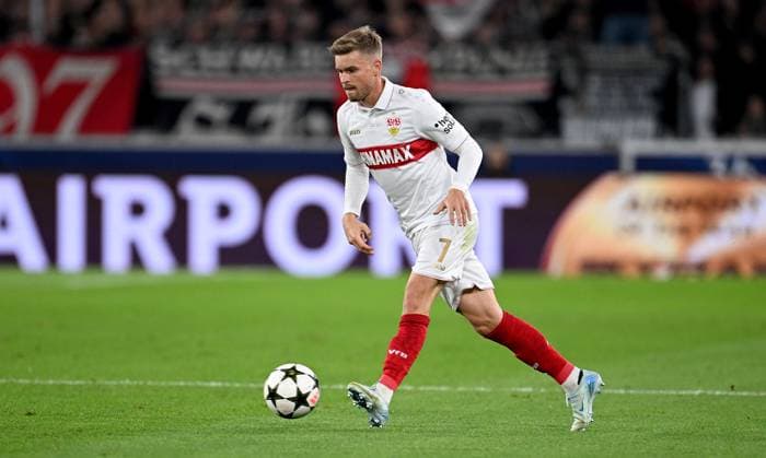 FOOTBALL CHAMPIONS LEAGUE SEASON 2024 2025 Preliminary Round 2 Matchday VfB Stuttgart Sparta Prague 01 10 2024 Maximilian Mittelstaedt VfB Stuttgart