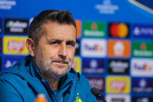 Dinamo Zagreb MD-1 press conference, PK, Pressekonferenz Dinamo Zagreb Head Coach Nenad Bjelica speaks during a Dinamo Zagreb press conference ahead UEFA Champions League match between Dinamo Zagreb and Monaco at Maksimir Stadion in Zagreb, Croatia on October 1, 2024.  LukaxStanzl PIXSELL
