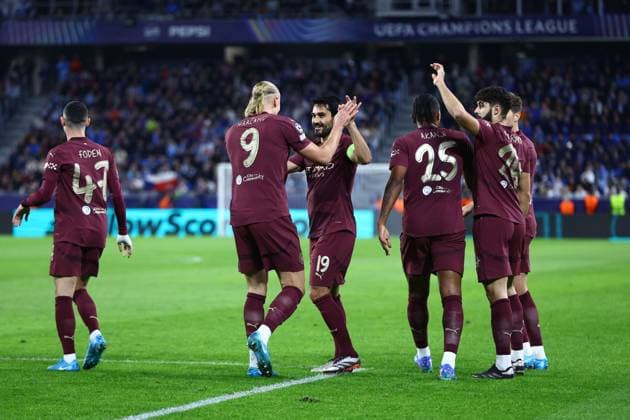 Football, CL, Slovan Bratislava - Manchester City