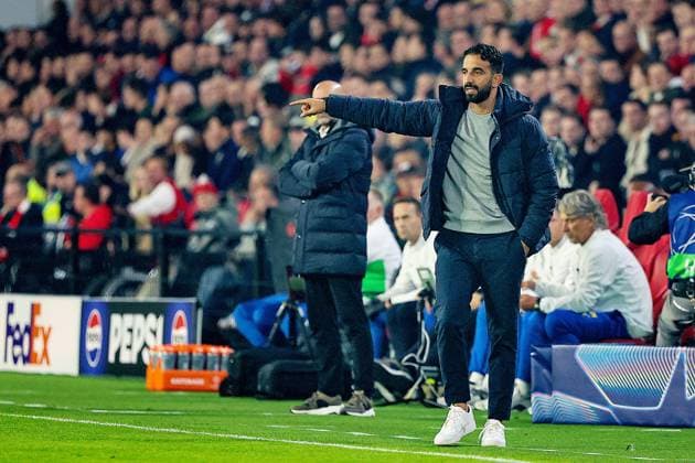 EINDHOVEN, 01-10-2024, Philips Stadium, UEFA Champions League season 2024 25, match between PSV and Sporting CP,headcaoch Sporting CP Ruben Amorim PSV - Sporting CP  x26368859x Copyright: