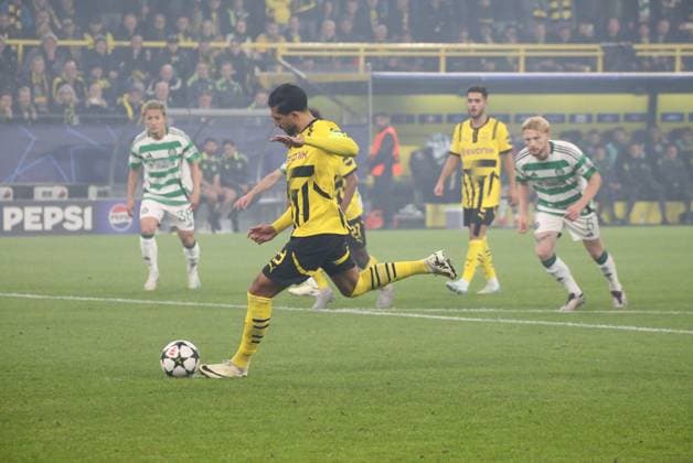 01 10 2024, xgrfx, Football UEFA Champions League, Borussia Dortmund Celtic Glasgow emspor, v l Tor, Emre Can Borussia Dortmund DFL DFB REGULATIONS PROHIBIT ANY USE OF PHOTOGRAPHS as IMAGE SEQUENCES and or QUASI VIDEO Dortmund
