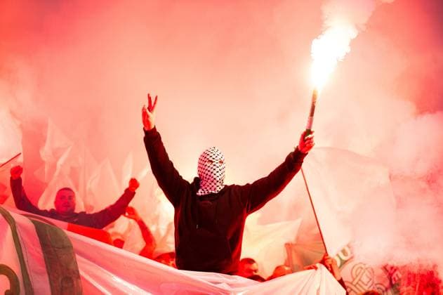 01 10 2024 Football, 2024 2025, Champions League, Group stage, Matchday 2, Borussia Dortmund Celtic Glasgow Fans Celtic with a choreography and pyrotechnics