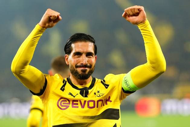 Champions League 24 25 , Matchday 2 Borussia Dortmund Celtic Glasgow, Signal Iduna Park, Emre Can Borussia Dortmund celebrates after his goal for 1 0 DFB DFL REGULATIONS PROHIBIT ANY USE OF PHOTOGRAPHS AS IMAGE SEQUENCES AND OR QUASI VIDEO Copyright: HMBxMedia JoachimxBywaletz