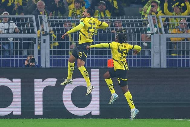 01 10 2024, Football, UEFA Champions League, Borussia Dortmund Celtic Glasgow, Matchday 2, Signal Iduna Park, Season 2024 2025 Goal celebration after the 1 0 by Emre Can BVB 23 North Rhine-Westphalia Germany