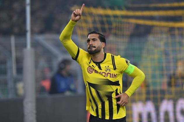 Soccer Champions League 2 Matchday Borussia Dortmund Celtic Glasgow on 01 10 2024 at Signal Iduna Park in Dortmund Goal celebration to 1 0 by Emre Can Dortmund xRx