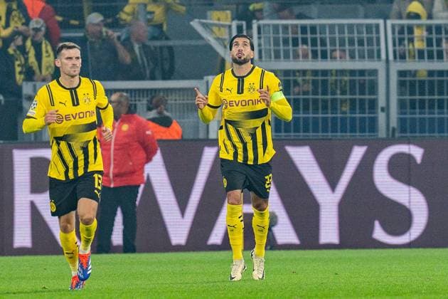 01 10 2024, Borussia Dortmund v Celtic Glasgow, UEFA Champions League, Matchday 2 Goal for 1 0 by Emre Can Borussia Dortmund, 23 from the penalty spot Copyright: xBahhoxKarax