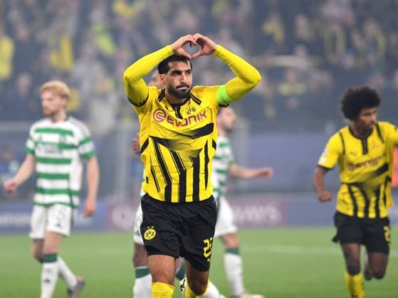 Emre Can Borussia Dortmund celebrates after scoring his team™s first goal during the UEFA Champions League 2024 25 League Phase MD2 match between Borussia Dortmund and Celtic Glasgow, SIGNAL IDUNA PARK on October 01, 2024 in Dortmund, Germany, Germany Photo by Ralf Treese DeFodi Images Emre Can Borussia Dortmund celebrates after scoring his team™s first goal during the UEFA Champions League 2024 25 League Phase MD2 match between Borussia Dortmund and Celtic FC at Signal Iduna Park on October 1, 2024 in Dortmund, Germany Defodi 521 BVBCEL20241001 014 Defodi-521