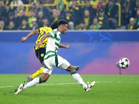 Karim Adeyemi Borussia Dortmund scores his team™s second goal during the UEFA Champions League 2024 25 League Phase 2 matchday match between Borussia Dortmund and Celtic Glasgow, SIGNAL IDUNA PARK on October 01, 2024 in Dortmund, Germany, Germany Photo by Ralf Treese DeFodi Images Karim Adeyemi Borussia Dortmund scores his team™s second goal during the UEFA Champions League 2024 25 League Phase MD2 match between Borussia Dortmund and Celtic FC at Signal Iduna Park on October 1, 2024 in Dortmund, Germany Defodi 521 BVBCEL20241001 017 Defodi-521